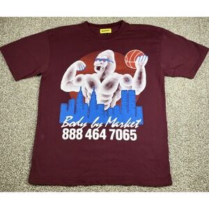 Chinatown Body by Market T Shirt Size Large Graphic Gorilla Basketball NY